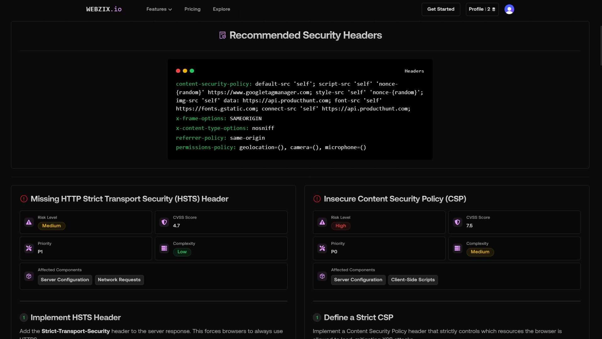 Dashboard Preview